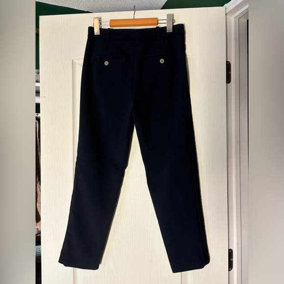 Navy XS Zara Basic Collection Dress Pants - with white and black side stripe - Picture 4 of 4